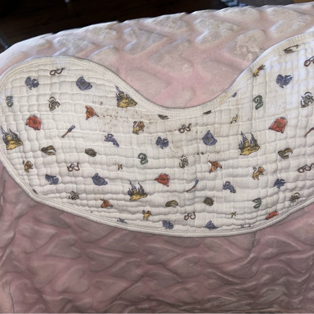 aden + anais Pink Baby Blanket with Animal Pattern
